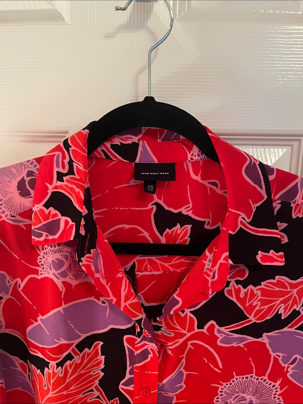Who What Wear Floral Blouse - Picture 3 of 8